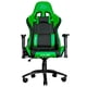 thumbnail image 1 of Silla Gamer KULTEC Serie X Ergonomica Reclinable Soporte Lumbar Vinipiel Verde KLTX-413, 1 of 3