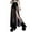 Black, variant on Up to 60% Off! pstuiky Summer Dresses , Women Dark Gothic Skirt with Hook Buckle High Split Mesh Skirt High Waist Split Thighs Beach Covered Skirt Leisure Summer Clearance Black S