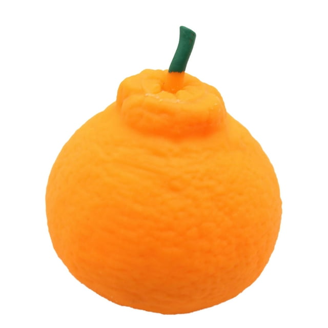 Orange Stress Relief Toy, Orange Squeeze Toy Slow Recovery Interesting For Relaxtion For Children Orange Squeeze Toy