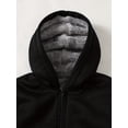 thumbnail image 3 of Jolyshlid Boys Fleece Zip Up Hoodie Jacket Kids Sherpa Lined Winter Coat Outdoor Warm Sweatshirt Black 9-10 Years, 3 of 6