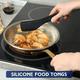 thumbnail image 4 of 2 pinzas de cocina de silicona de 11 pulgadas, pinzas de cocina para cocinar, pinzas para servir con puntas de silicona, pinzas para tostadas, pinzas para ensalada A, 4 of 7
