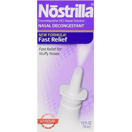2 Pack - Nostrilla Nasal Decongestant Original Fast Relief 0.50 (Best Nasal Decongestant For Toddlers)