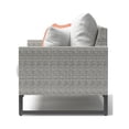 thumbnail image 3 of RST Brands Milo Sunbrella Fabric & Resin Wicker Outdoor Sofa in Cast Coral/Gray, 3 of 5