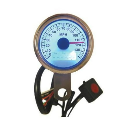 Us Speedo Gauge Faces - HardDrive 21-6899WNU 48mm Mini Speedo - White Face