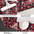 thumbnail image 3 of Red and Black Christmas Snowflake Pattern Kitchen Rug Mat,Kitchen Runner Rugs Non Skid Washable,Decorative Kitchen Floor Mats for Kitchen,Sink,Laundry,17"X47", 3 of 5