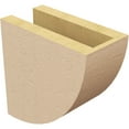 thumbnail image 5 of 4"W x 8"D x 8"H Classic Durham Rough Cedar Woodgrain TimberThane Corbel, Primed Tan, 5 of 6