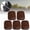 Brown, variant on BIMZUC 5pcs Archery Arrow Rest Adhesive Silent Bow Stick Plate Premium Cowhide Leather Outdoor Target Shooting Accessories Universal Replacement For Recurve Bows Brown