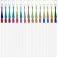thumbnail image 1 of WHEANG 30Pcs Metal Sublimation Blanks Bookmarks Double Side Heat Transfer Printing With 30Pcs Colorful Tassels For Making Personalized Bookmarks And Souvenirs(3.2×12cm), 1 of 7