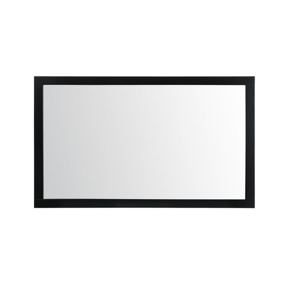Elegant Decor Aqua vanity mirror 60x36 inch in black