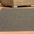 thumbnail image 3 of BNM Bohemian Indoor/ Outdoor Solid Rug, 3' x 5', Latte, 3 of 7