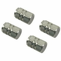 4x Silver Aluminum Metal Tire Valve Stem Air Caps Covers for Jeep Grand Cherokee