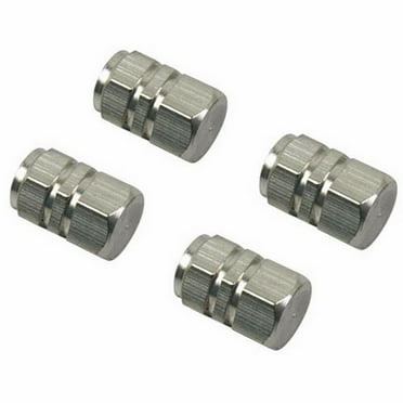 4x Silver Aluminum Metal Wheel Tire Valve Stem Air Caps Covers for Toyota RAV4