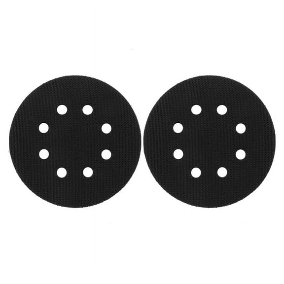 2PCS 5 Inch(125Mm) 8-Hole Soft Sponge Interface Pad for Sanding Pads and Hook Loop Discs Uneven Polishing