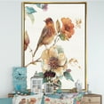 thumbnail image 3 of Farmhouse Bird on Flower Branch - Traditional Framed Canvas, 3 of 3