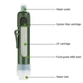 thumbnail image 1 of ziyahi Compact Outdoor Survival Water Filter Purifier Filtration System Hiking Gear, 1 of 9