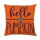 thumbnail image 1 of Puntoco Pumpkin Series Throw Pillow Cover Linen Printing Sofa Cushion Cover Bedroom Cushion Cover, 1 of 1