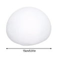 thumbnail image 1 of 1X Foam Hemisphere Foam Hemisphere Blank Round Foam Ball Polystyrene Foam Ball, 1 of 4