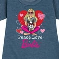 thumbnail image 3 of Barbie - Peace Love Barbie - Toddler And Youth Girls Fleece Dress, 3 of 5