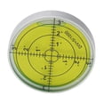 thumbnail image 4 of MYG 1pc Metal Horizontal Bubble High Precision Level Bubble Round Level 60*10mm, 4 of 10