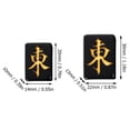 thumbnail image 4 of CYFW Black Gold Luxury Mahjong Set, Melamine High-End Mahjong Tiles, Mini Portable Design, Gift Box Pack for Home Use, 4 of 7