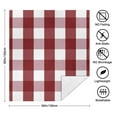 thumbnail image 5 of Uwdfnwuif Red and White Check Woollen Blankets, 5 of 6