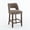 Brown, variant on Vknow Furniture Bar Stools Set of 2, 26" Upholstered Counter Height Bar Stools, Modern Counter Stools with Wood Legs for Kitchen Island Dining Room Bar,Green