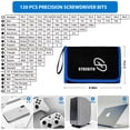 thumbnail image 2 of STREBITO Electronics Ensembles de Tournevis de Précision 142 Pcs avec Trousse d'Outils de Réparation Magnétique 120 Bits pour iPhone, MacBook, Co, 2 of 8