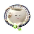 thumbnail image 1 of Plantilla colgante Organizador de macetas de maceta pequeña Cartoon Smile Flower Poten de maceta para la ventana de la ventana del estante interior y estilo a, 1 of 8
