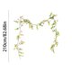 thumbnail image 3 of Simulated Vines With Flowers And Leaves Indoor Ceiling Decoration Vines Flower Strip Air Conditioning Duct Blocking Wrapping Fake Vines, 3 of 6