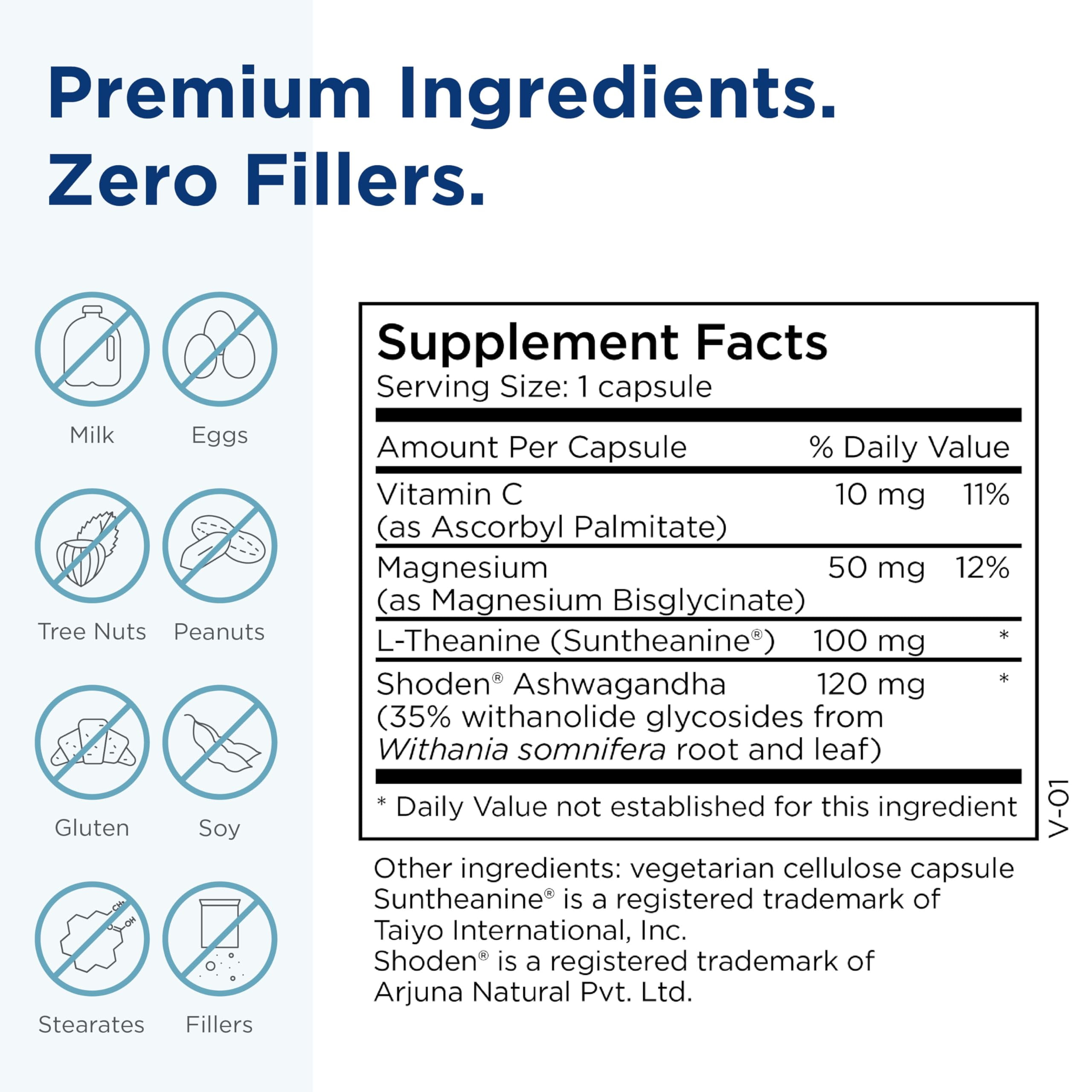 MethylPro Ashwagandha Complex - Adaptogenic Formula with Shoden Ashwagandha, L-Theanine & Magnesium - Supports Stress Balance, a Healthy Mindset & Restfulness - 60 Servings - 60 Capsules