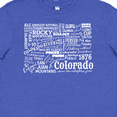 thumbnail image 4 of Inktastic Colorado Word Salad State Outline Youth T-Shirt, 4 of 5