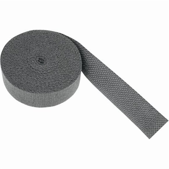 Helix Racing Système d'Échappement Enveloppe 501-2000 Longueur 50 Pieds; Largeur 2 Pouces; Noir; Fibre de Verre; Résiste à une Chaleur Directe de 1200 Degrés