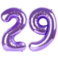 thumbnail image 1 of Globo número 29 morado de 102 cm para cumpleaños, 1 of 1