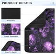 thumbnail image 4 of WOBOGO Skulls Jellyfish Purple Pattern Seat Belt Cover 2 Piece Soft Comfort Driving Shoulder Pad Suitable for All Cars and Backpacks, 4 of 8