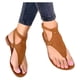 thumbnail image 4 of Chanclas planas para mujer de gran tamaño de estilo nuevo de verano, sandalias informales de espiga Wmkox8yii  shjk3347, 4 of 4