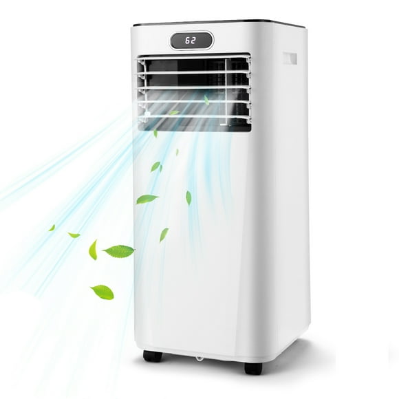 Gymax 3-in-1 Portable Air Conditioner 8000 BTU AC Unit Air Cooler w/ 24H Timer White