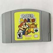 Paper Mario Games Cartridge Card for N64 Console US NTSC Version N64 Game