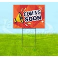 thumbnail image 1 of Coming Soon (18" x 24") Yard Sign, Includes Metal Step Stake, 1 of 6