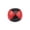 A003- Clear (C), variant on Juggling Balls Set, Black Red Stitched Leather Juggling Ball, Beginner Friendly Juggling Prop, Soft Weighted Toss Skill Training Ball, with Smooth Faux Leather Exterior for Casual