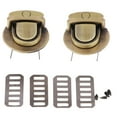 thumbnail image 2 of 4x Hebilla de Cierre de Metal Adecuados para Cuero, , Equipaje, Bolsa de Colgar, Monedero o Accesorios de material cuero Hugo Broche de cierre de bolso, 2 of 7