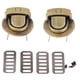 thumbnail image 2 of Cierre de Bolsa Hugo Catch Tuck Lock Broche Sujetadores Cuero Artesanía Metal Bronce Redondo, 2 of 6