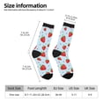thumbnail image 5 of Yiaed Strawberry Print Great elasticity Crew Socks Sports socks for Men and Women, 5 of 5
