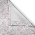 thumbnail image 4 of Ambesonne Cartoon Grommet Curtain Single Panel, Bats, 50"x60", Pale Pink Pale Blue, 4 of 5