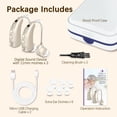 thumbnail image 4 of Delmicure Hearing Aids for Seniors with 4-Mode & 8-Level Volume Control, Rechargeable 16-Channel Sound Device, VHP-1710 Gold - Pair, 4 of 9