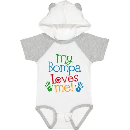 

Inktastic My Bompa Loves Me Outfit Gift Baby Boy or Baby Girl Bodysuit