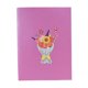thumbnail image 4 of Tarjeta de felicitación de flores romántica cartulina creativa para el día de la madre ramo de flores tarjeta de felicitación para el día de la madre esposa día del maestro, 4 of 9
