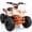 ORANGE(2), variant on IVFJFV Powered 4 Wheeler, Electric 4 Wheeler with Dual Speed Adjustment,36V Four Wheeler Max 15 MPH, Front & Rear Shock Absorbers, All-Terrain Tires and Safety Disc Brake,PINK