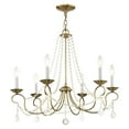 thumbnail image 4 of Livex Lighting Pennington Chandelier in Antique Brass, 4 of 10