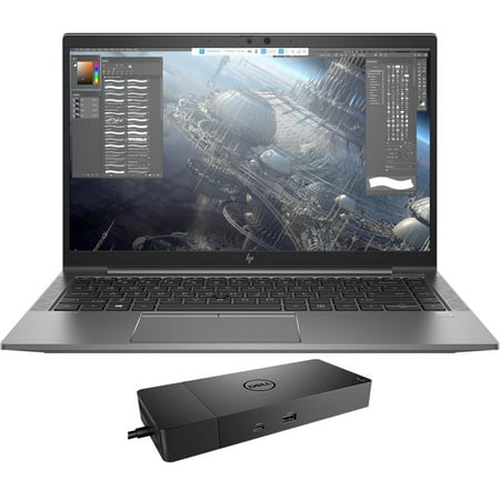 HP ZBook Firefly 14 G7 Workstation Laptop (Intel i5-10210U 4-Core, 14.0" 60Hz Full HD (1920x1080), Intel UHD, 16GB RAM, 256GB PCIe SSD, Backlit KB, Wifi, Win 11 Pro) with Thunderbolt Dock WD19TBS