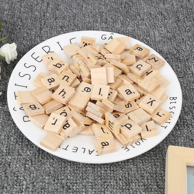 Educational Tools, 2 Set Useful Letter Block, Pratical For Children Kid Capital English Alphabet With Number Wood Plate Mixed Set,Lowercase English Alphabet With Number Wood Plate